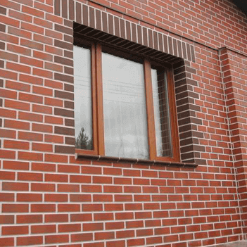 Clinker fatada caramida rosie